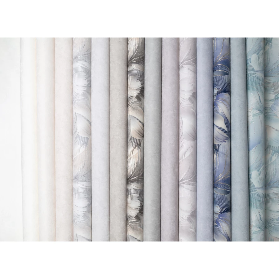 Обои флизелиновые Palitra Home Aura HomeColor серые HC72173-45 1,06х10,05 м