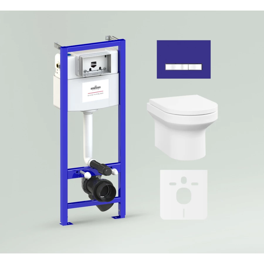 Комплект 6 в 1 Lavinia Boho Relfix Grance Hill Rimless 87561015 (состоит из 38010010, 3805005V, 3307101R, 33290700)