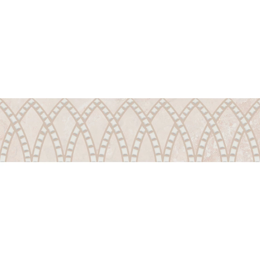 Бордюр Kerama Marazzi Литос обрезной матовый бежевый светлый KMB3STA021BR 30x7,2 см