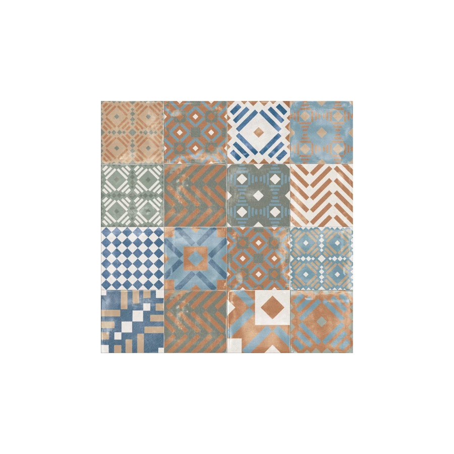 Керамогранит ABK Play Labyrinth Mix Multicolor PF60003352 20x20 см