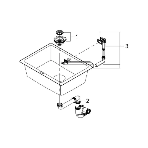 Мойка кухонная Grohe K700U 31655AT0