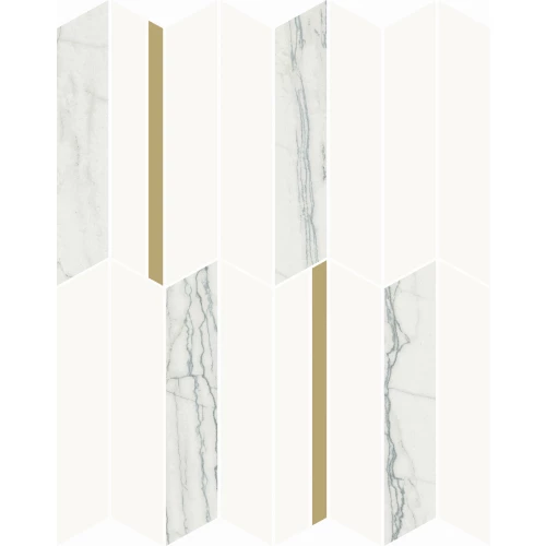 Мозаика Italon 3D Экспириенс Уайт Глосcи инфинити 600110000971 38.7х30.7 см