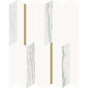 Мозаика Italon 3D Экспириенс Уайт Глосcи инфинити 600110000971 38.7х30.7 см