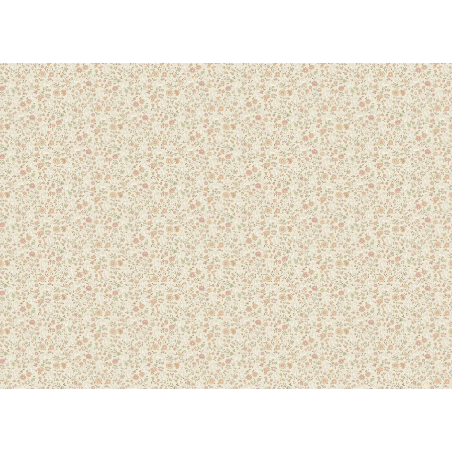 Обои винил на флизелине Grandeco Jack 'n Rose 2024 Оранжевый Зеленый Коричневый Бежевый JS 3103 10,05х0,53 м