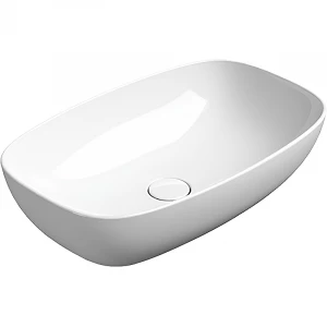 Раковина GSI ceramica Nubes накладная цвет белый 978311 60х38 см