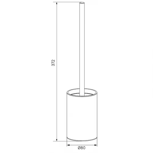 Ершик для туалета IDDIS Petite матовое золото PETGP00i47