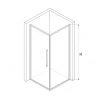Душевой уголок RGW SV-35 SV-02 + Z-050-3 Прозрачное 06323500-011 100х100 см