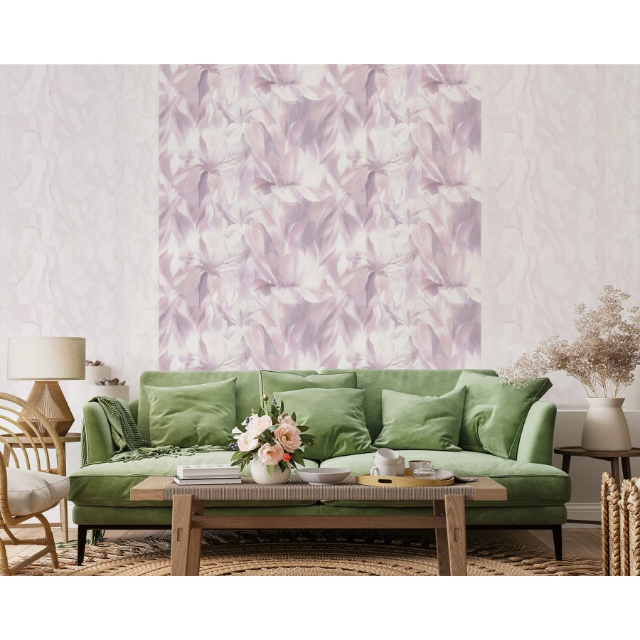 Обои флизелиновые Аспект Амели розовые 70664-45 1,06х10,05 м