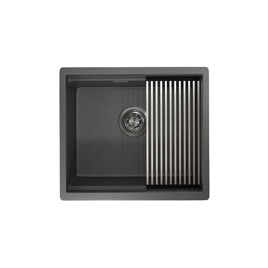 Кухонная мойка Granula 5045U, графит матовый