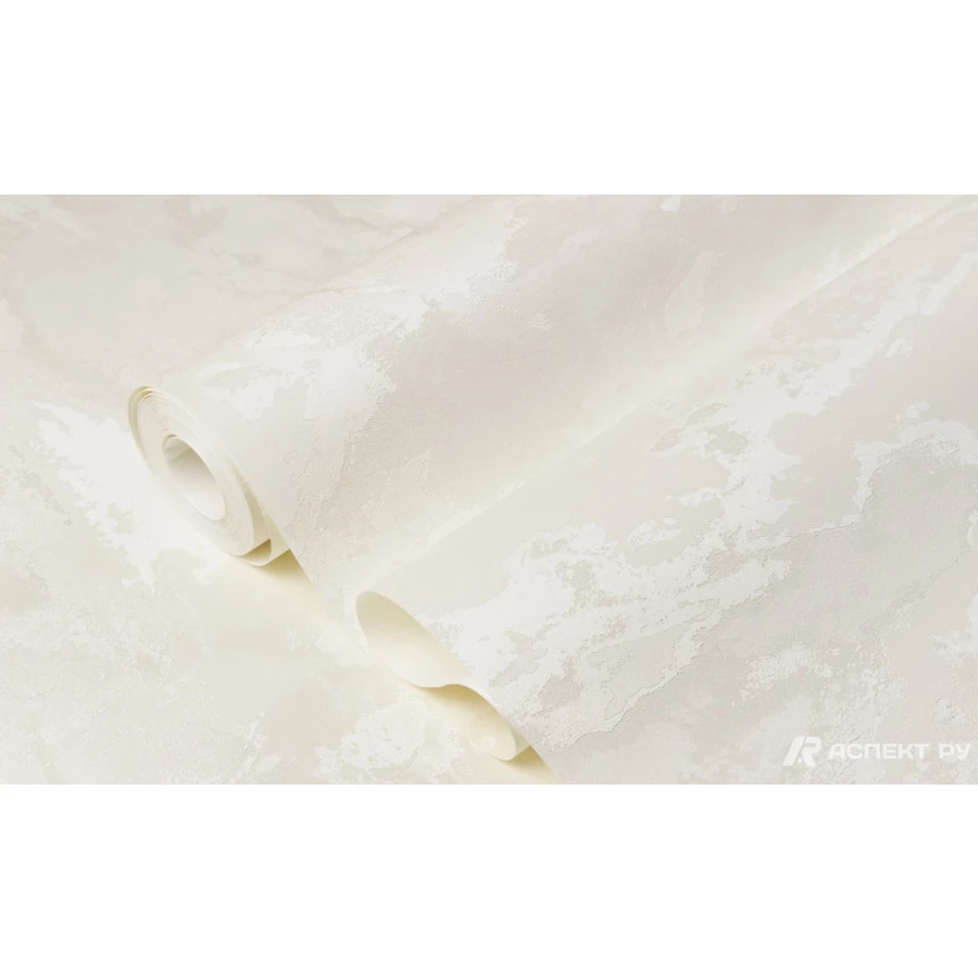 Обои виниловые Аспект Deluxe Обсидиан белые 70634-11 1,06х10,05 м