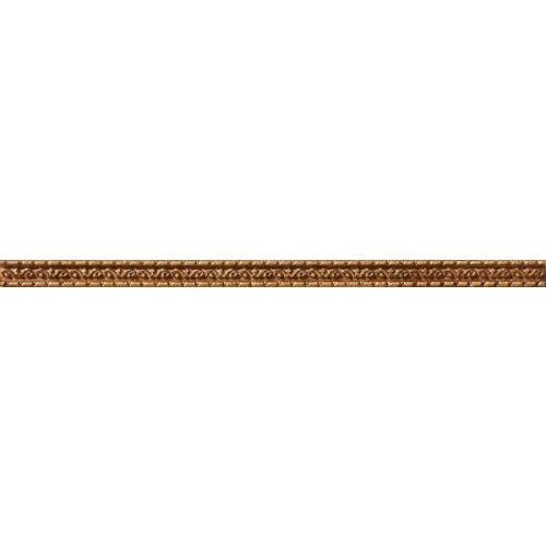Плитка керамическая Stn Ceramica Цаледониа Листело Цирце Маррон / Caledonia Listelo Circe Marron глянцевая коричневая 25х1,2 см