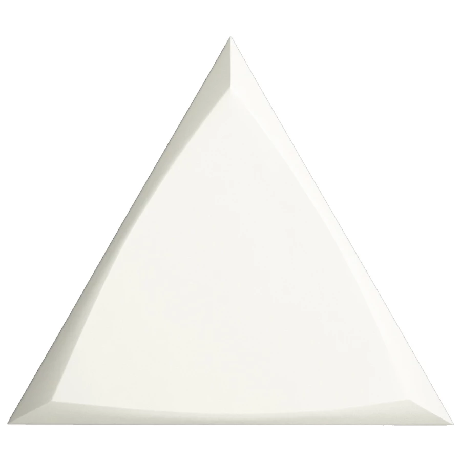 Плитка настенная ZYX Evoke Triangle Channel White Matt 218249 17х15 см