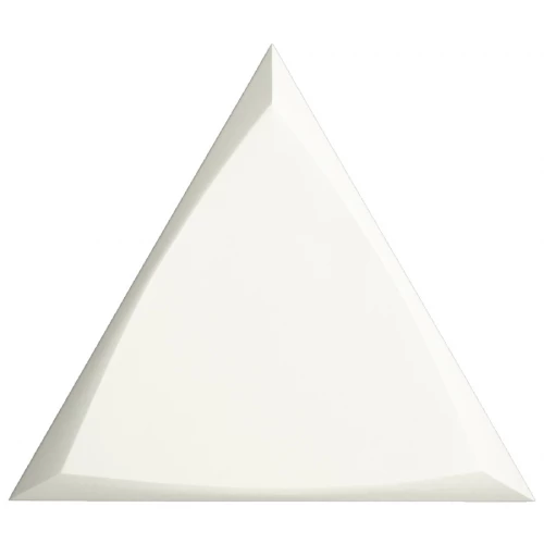 Плитка настенная ZYX Evoke Triangle Channel White Matt 218249 17х15 см