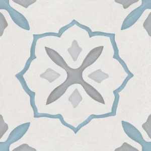 Керамогранит Harmony Peronda Sirocco Blue Cross серо-зелёный 3386036154 22,3х22,3 см