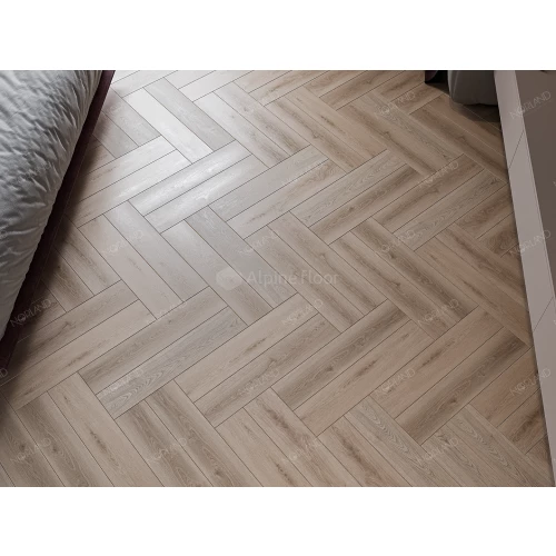 Каменный SPC ламинат Alpine Floor Norland Lagom Parquet Deilig 1033-3 34 класс 3.5 мм 2.25 кв.м 60х12.5 см