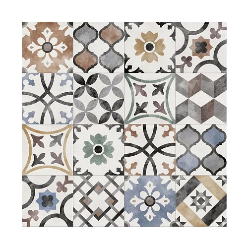 Керамогранит ABK Play Classic Mix Multicolor матовый многоцветный PF60003474 20х20 см