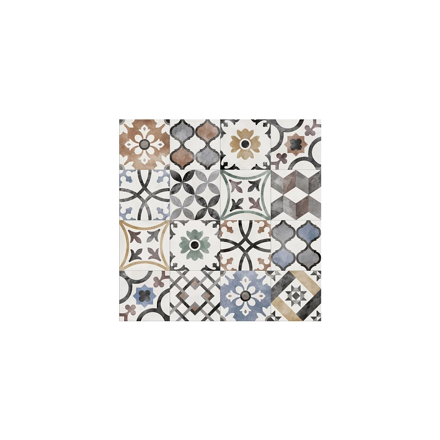 Керамогранит ABK Play Classic Mix Multicolor матовый многоцветный PF60003474 20х20 см