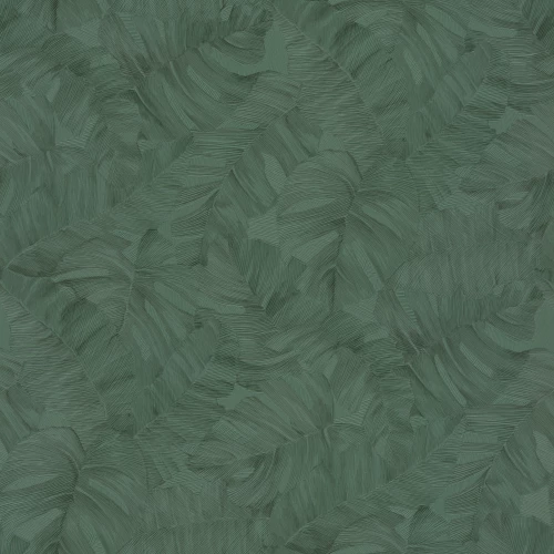 Обои флизелиновые Grandeco Karuna зеленые A 67601 0,53х10,05 м