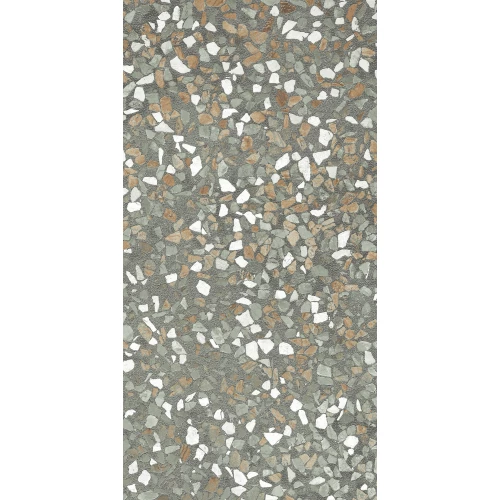 Керамогранит Creanza Veneziano Terra Verde Shape+Glue Art 3D-глазурь матовый зелёный SH1009-G 120х60 см