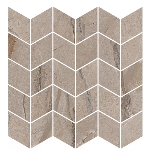 Плитка настенная Kerama Marazzi Ифран Декор мозаичный обрезной глянцевый светло-бежевый KMD2MSM014BR 31,2х30 см