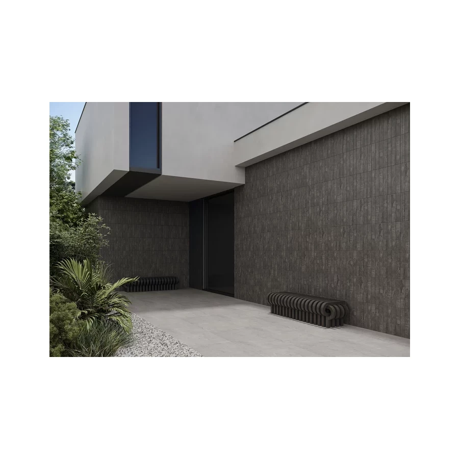 Плитка базовая Paradyz Carrizo Basalt Klinkier Struktura Mat В1а матовая серая 60х30 см