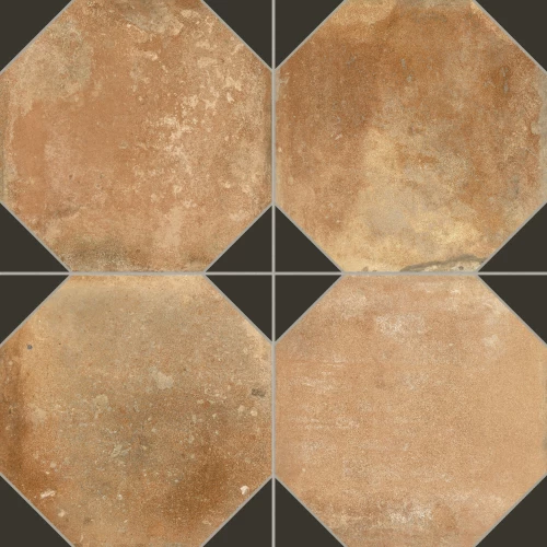 Керамогранит Peronda FS Nonna Black Decor LT матовый коричневый 3388941563 45,2х45,2 см