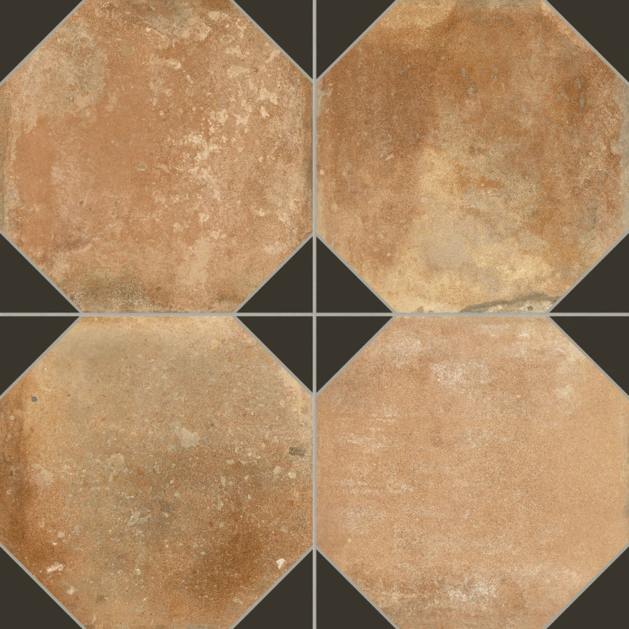 Керамогранит Peronda FS Nonna Black Decor LT матовый коричневый 3388941563 45,2х45,2 см