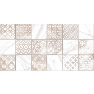 Плитка облицовочная Alma Ceramica Fresco рельефная глянцевая бежевая TWU2550FRC14 50х24,9 см