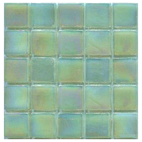 Стеклянная мозаика Art&Natura Classic Glass Mila 1 15x15 глянцевая бирюзовая mila1 29,5х29,5 см
