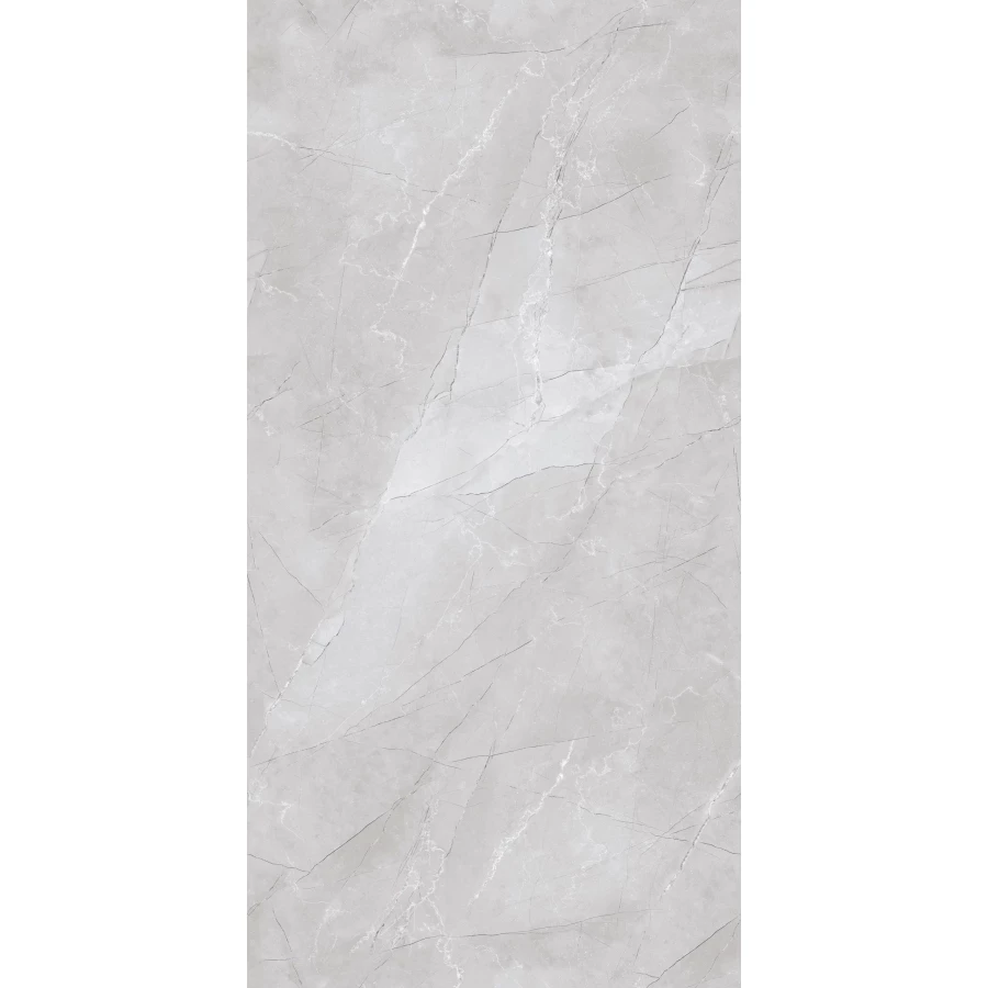 Керамогранит Seratonia Glossy Jordan Bianco серый 120х60 см