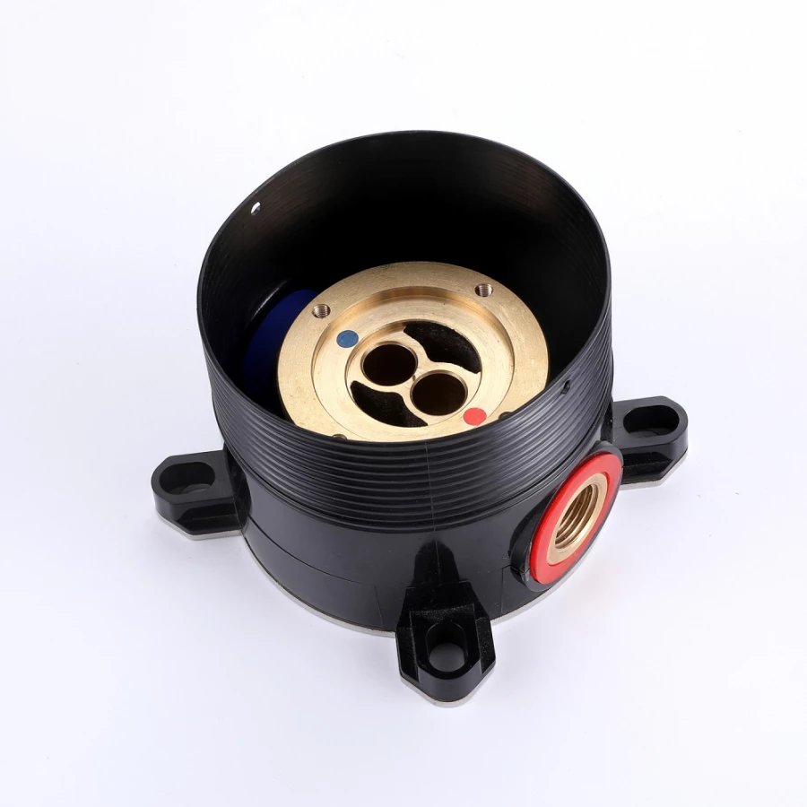 Смеситель Abber Wasserfall напольный для раковины черный матовый AF8640B