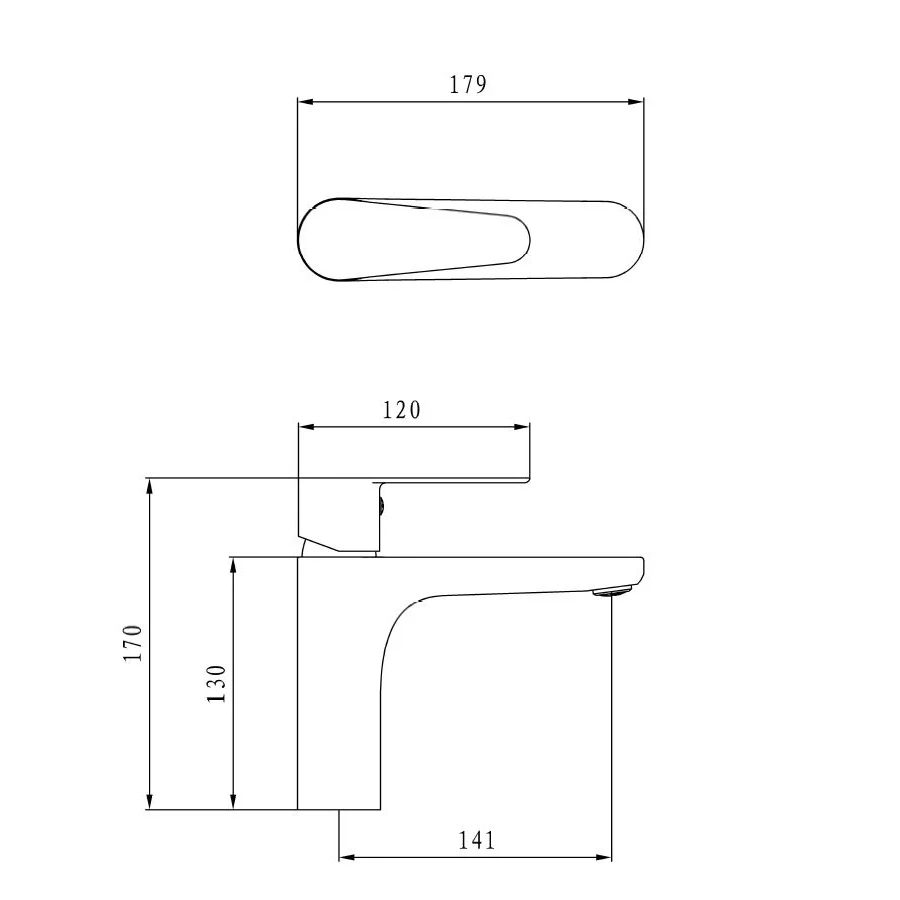 Смеситель для раковины Esko Colombo хром COL26M
