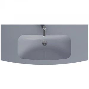 Стеклянная раковина Jacob Delafon Nona матовый серый 1 раковина EB1885RU-DE4 100 см