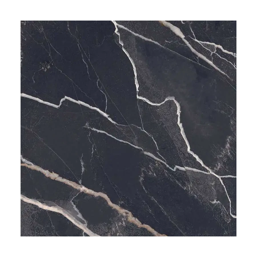 Керамогранит Imola Ceramica Calacatta CAL.BLACK 60 RM матовый черный 60x60 см