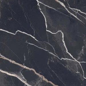 Керамогранит Imola Ceramica Calacatta CAL.BLACK 60 RM матовый черный 60x60 см