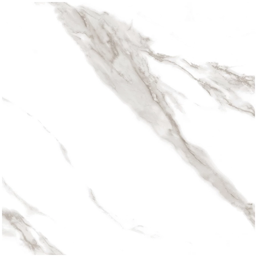 Керамогранит Ceradim Calacatta Sharp Silver белый Полированный 60х60 см