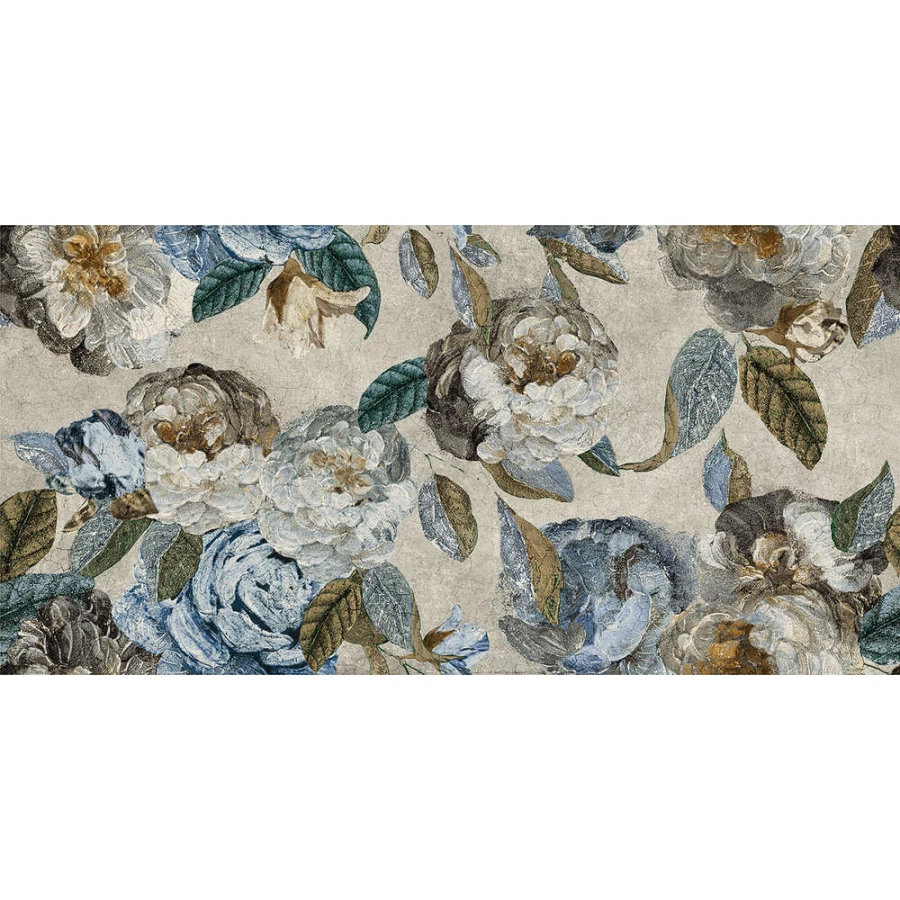 Керамогранит Naxos Alchymie flowery grey nat ret 133481 120х60 см