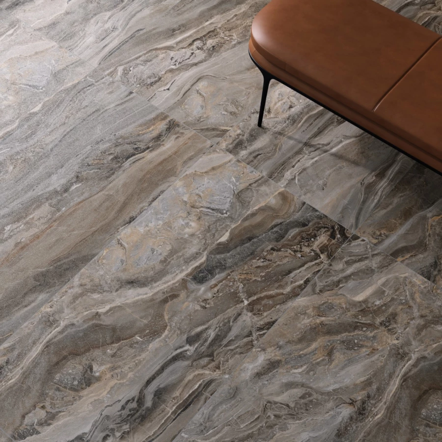 Керамогранит VitrA MarbleSet Оробико Темный Греж лаппатированный K951333LPR01VTEP 120х60 см