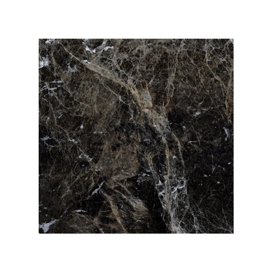 Керамогранит Gresse Simbel carbon Мрамор черно белый матовый GRS05-03M 600*600*10мм 60х60 см