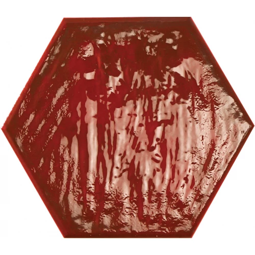 Керамогранит Prissmacer Rain bordeaux hex 22,8х19,8 см