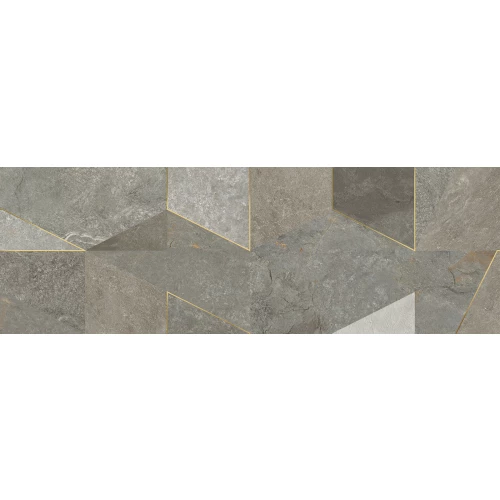 Плитка настенная ALMA Ceramica Land матовая серая TWU3090LAN74R 90х30 см
