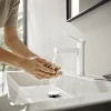 Смеситель для раковины Hansgrohe Finoris белый матовый 76023700