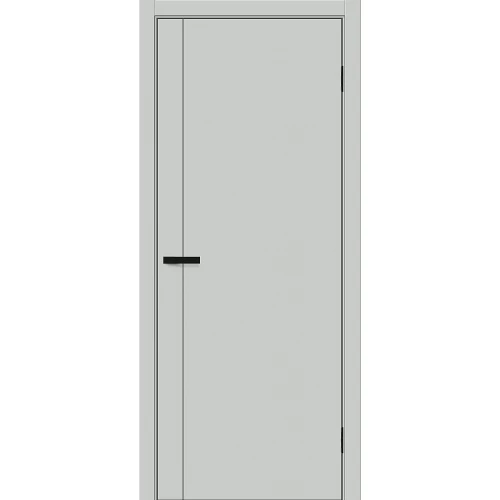 Межкомнатная дверь Bravo Браво-0.10 П 200x80 экошпон Bravo A полотно глухое цвет Grey Silk