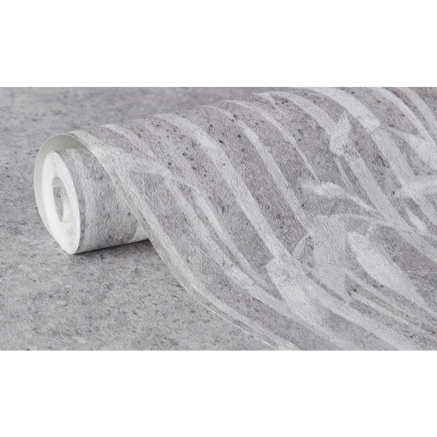 Обои флизелиновые Аспект Бамбук серые 70462-41 1,06х10,05 м