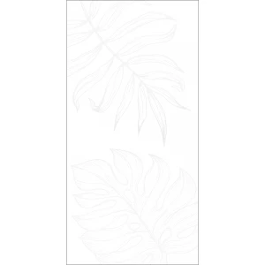 Керамогранит Global Tile Lavina ботаника матовый белый GT1206016603MDR2 120х60 см