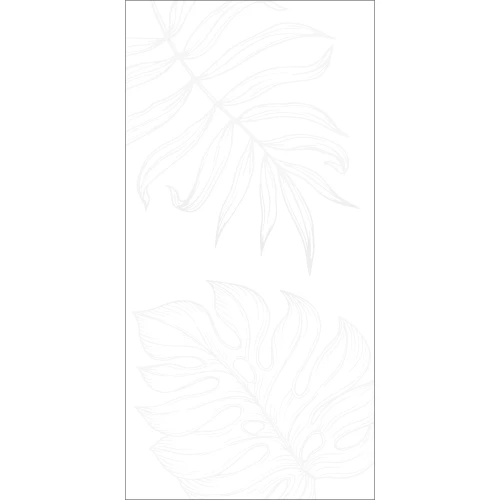 Керамогранит Global Tile Lavina ботаника матовый белый GT1206016603MDR2 120х60 см