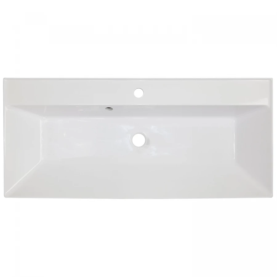 Комплект тумба Azario Velluto 100 подвесная с раковиной Slim 100 белый матовый CS00088604 100х45х66 см