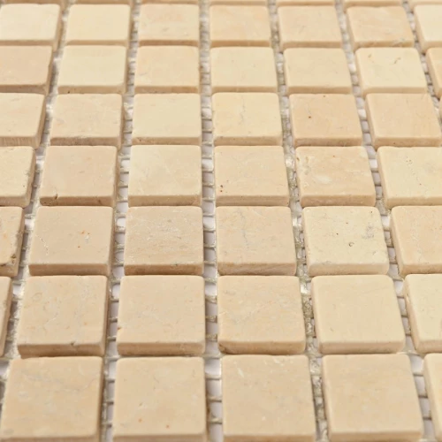 Мозаика Bonaparte Каменная мозаика Sorento-15 slim Matt 15х15 матовая бежевая 30,5х30,5 см