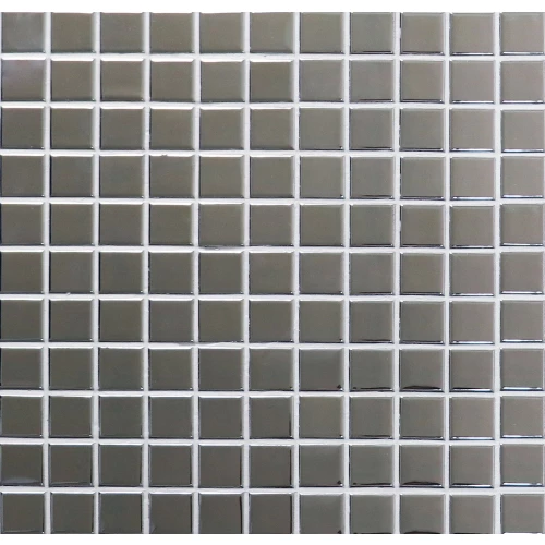 Мозаика Bonaparte Керамогранитная мозаика Everest Silver 25х25 серебряная 30,25х30,25 см