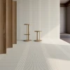 Керамогранит Mutina Фринге Вхите Тхин / Fringe White Thin матовый белый MAFT01 12,3х12,3 см